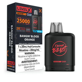 Level X Flavour Beast Boost G2 Pod 25K - Bangin' Blood Orange