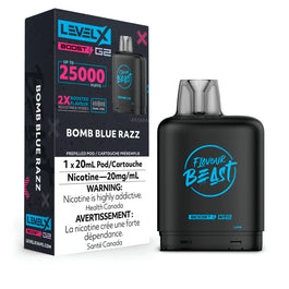 Level X Flavour Beast Boost G2 Pod 25K - Bomb Blue Razz