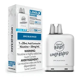 Level X Flavour Beast Unleashed Boost Pod 25K - Epic Blue Razz