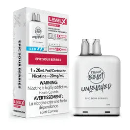 Level X Flavour Beast Unleashed Boost Pod 25K - Epic Sour Berries