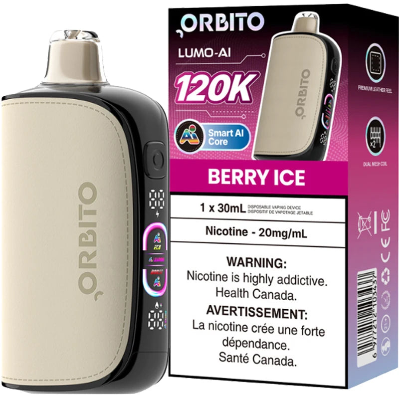 Orbito 120k Lumo-AI Berry ice.