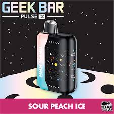 Geek Bar Pulse X 25K Puffs - Sour Peach Ice (new barcode )