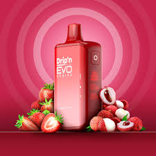 Drip'n by Envi EVO Series 28K Disposable - Strawberry Lychee